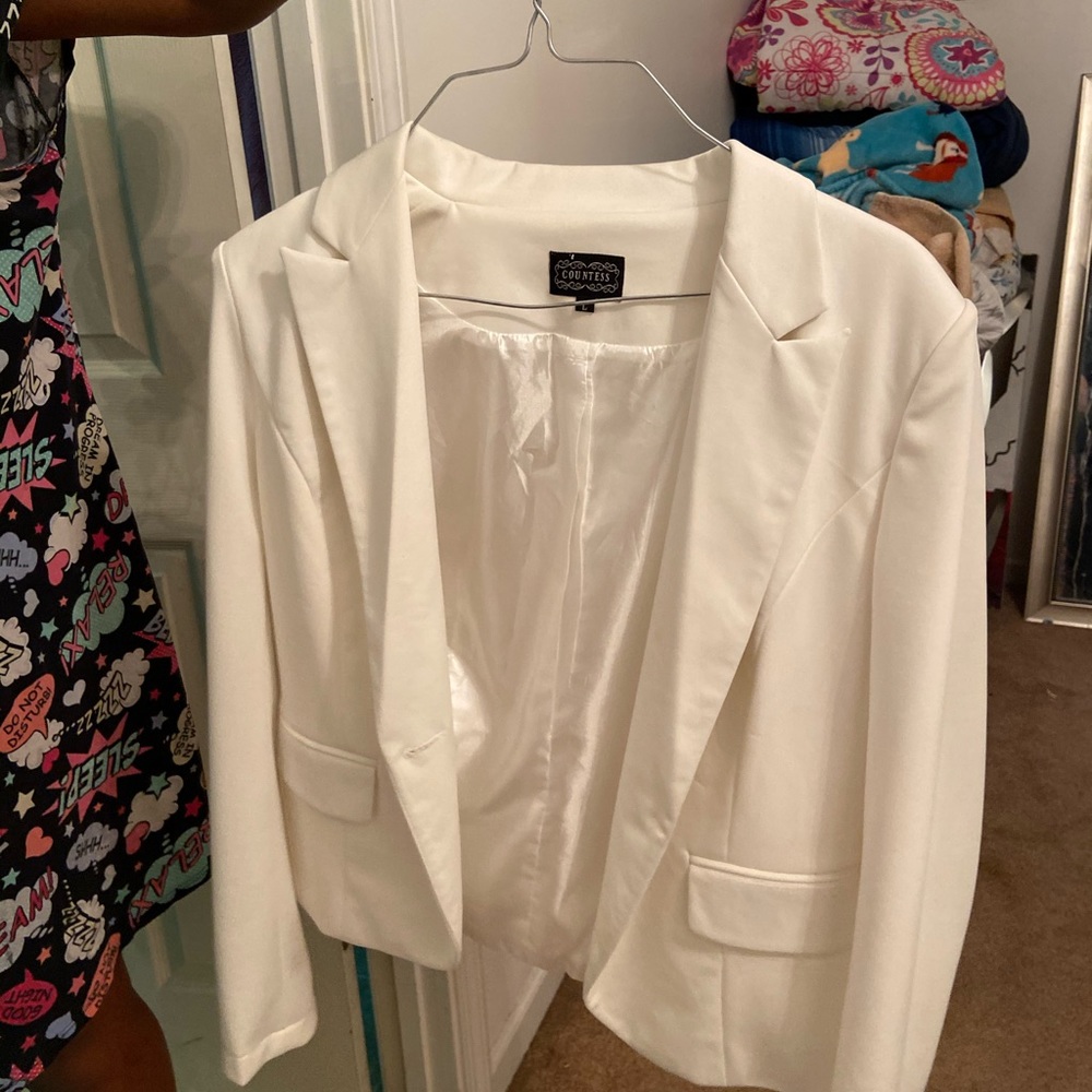 White Blazer